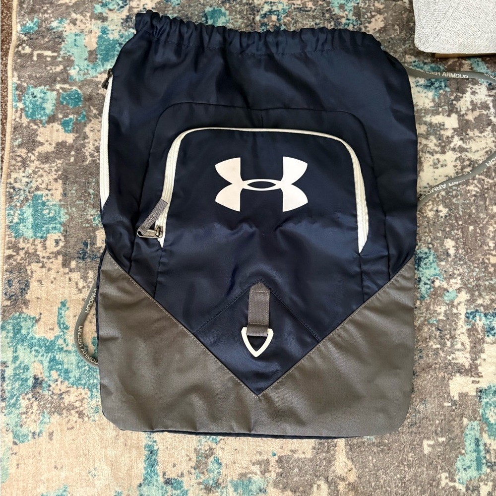 Under Armour Navy and Gray Backpack